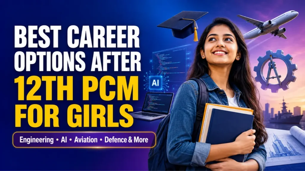 Best Career Options After 12th PCM for Girls
