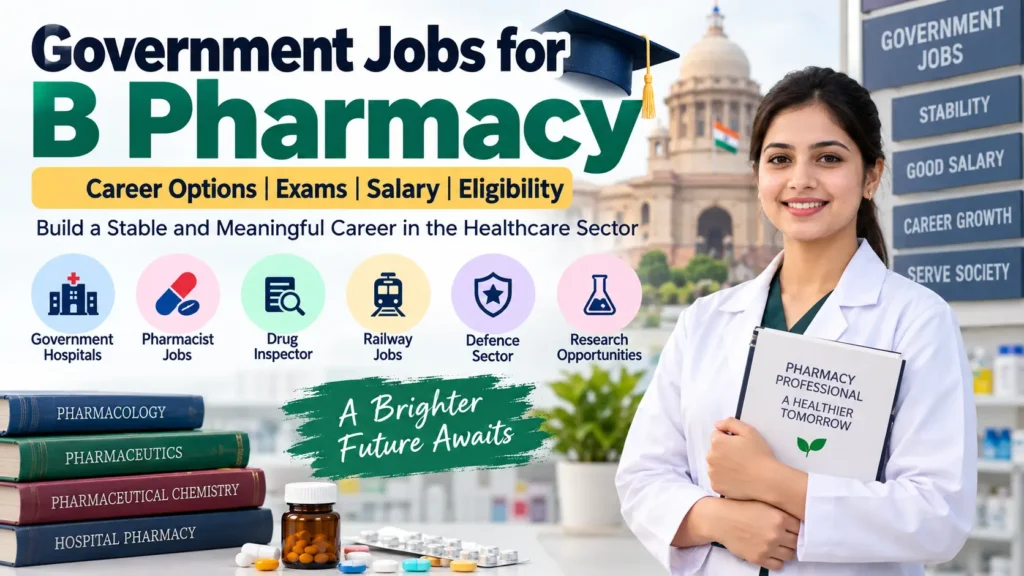 Government Jobs for B Pharmacy