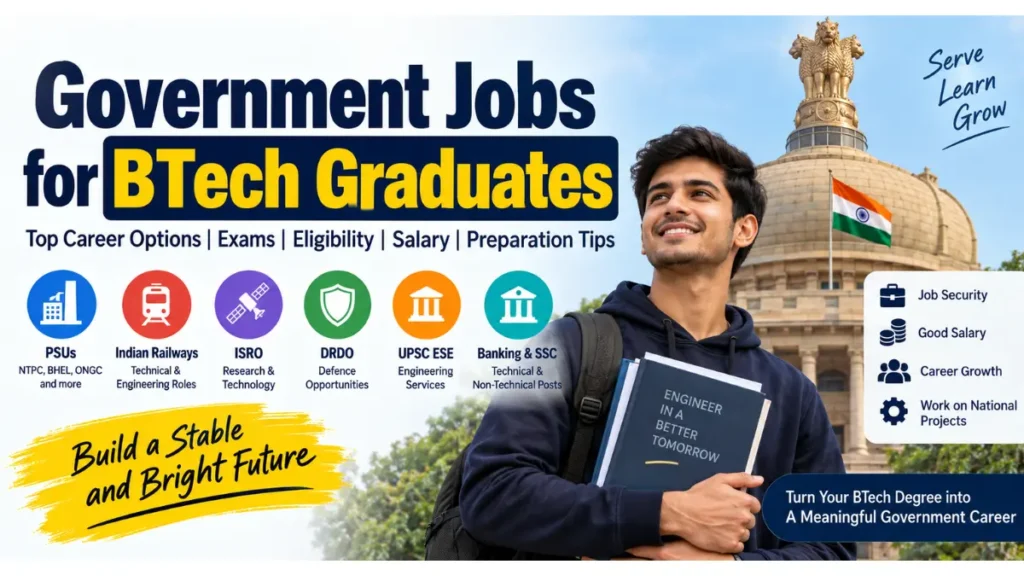 Government Jobs for BTech