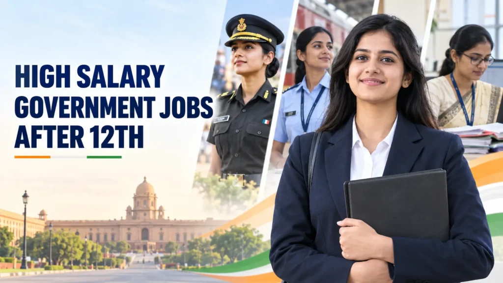 High Salary Government Jobs After 12th for Female Candidates